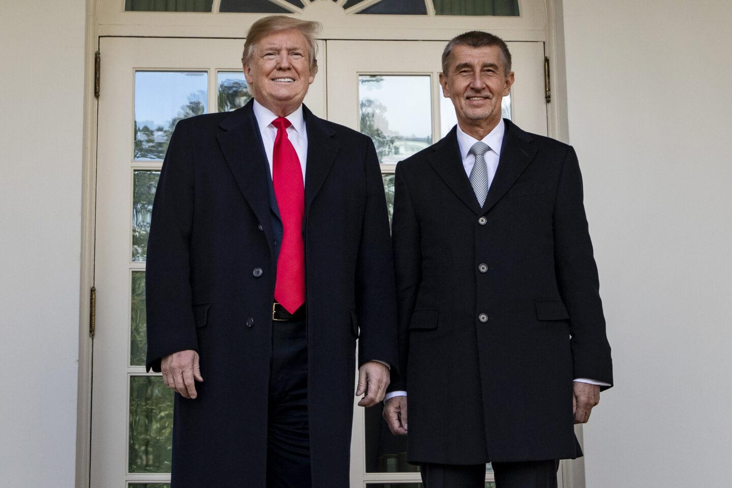 Czeski premier Andrej Babiš z wizytą w Białym Domu u prezydenta Donalda Trumpa w marcu 2019 r. (fot: Alex Edelman)