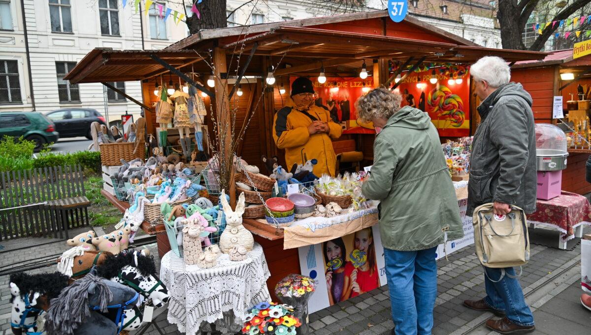 Na zdjęciu jarmark świąteczny w Szczecinie