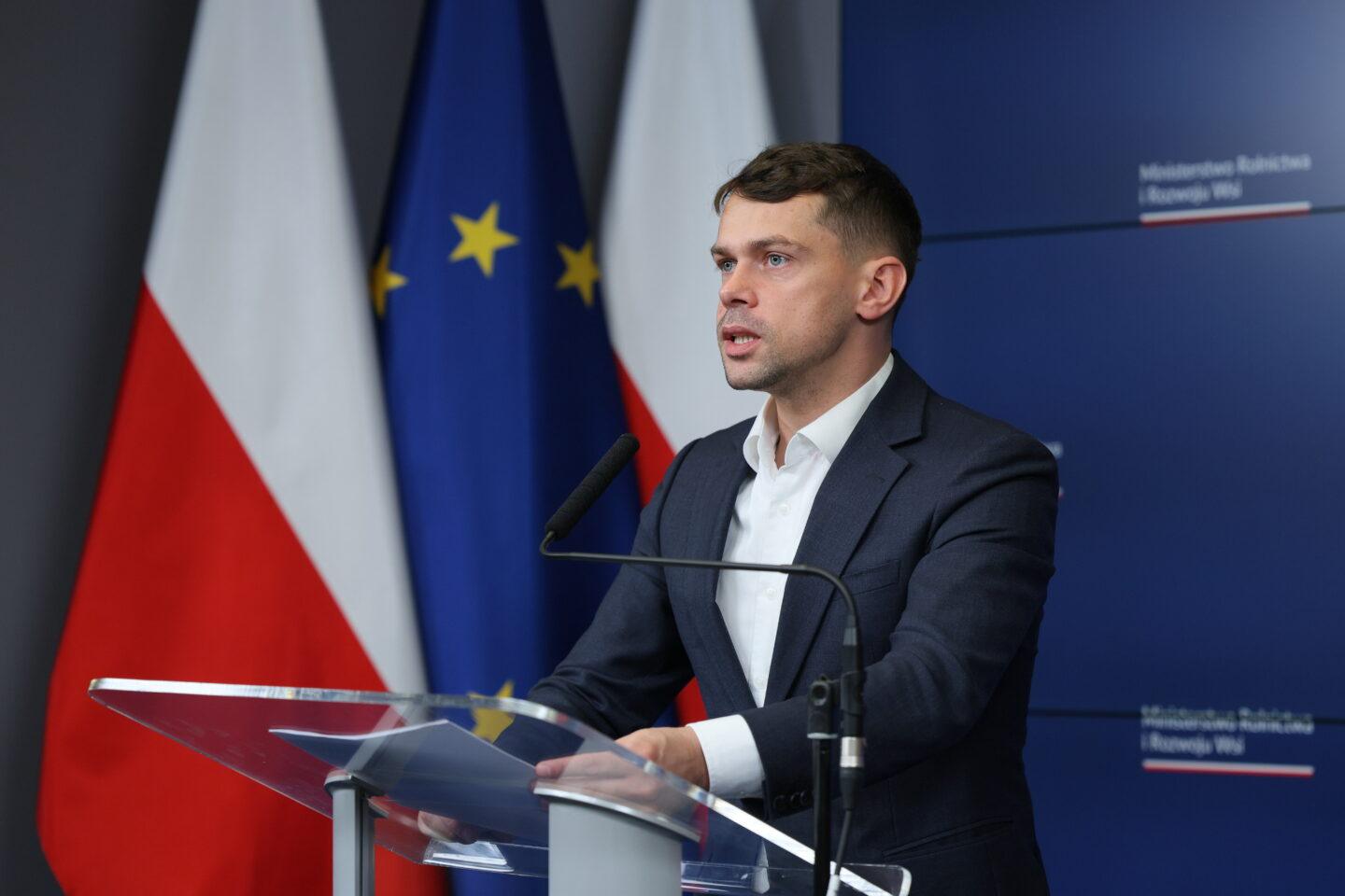 Wiceminister rolnictwa i rozwoju wsi Michał Kołodziejczak