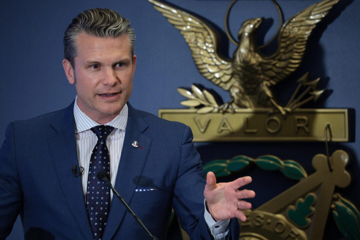 Sekretarz obrony USA Pete Hegseth