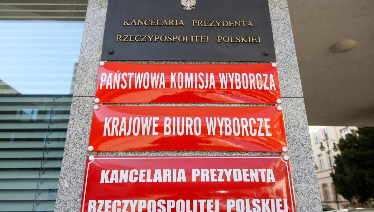Na zdjęciu siedziba Państwowej Komisji Wyborczej na ul. Wiejskiej w Warszawie