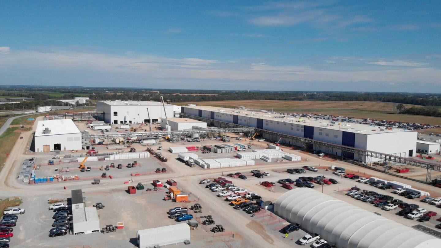 Znajdująca się w budowie fabryka Ascend Elements w Kentucky