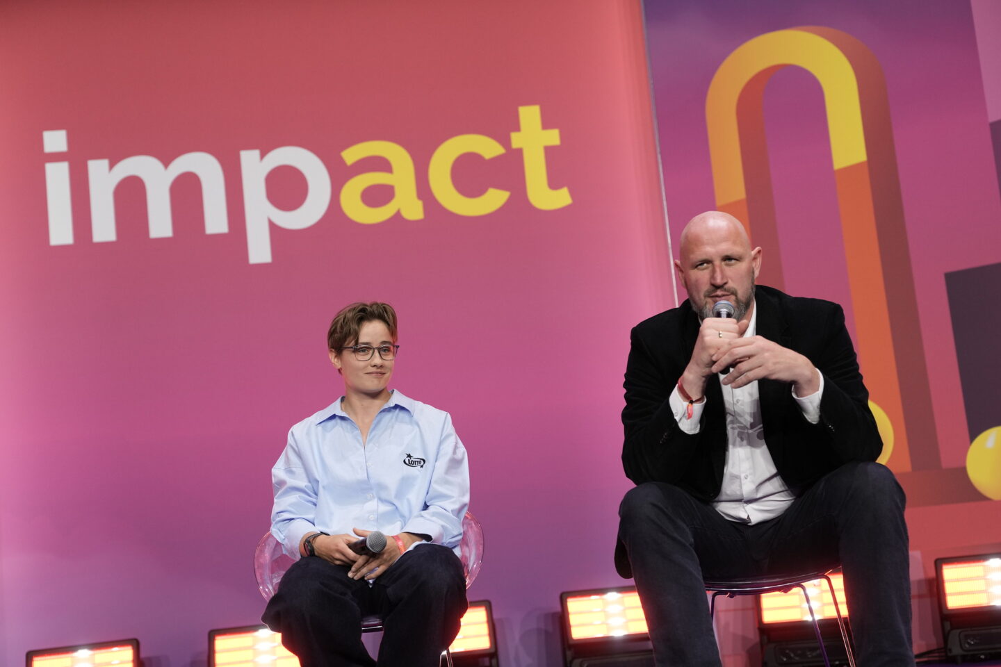 Na zdjęciu polscy medaliści olimpijscy: Katarzyna Zillmann i Tomasz Majewski