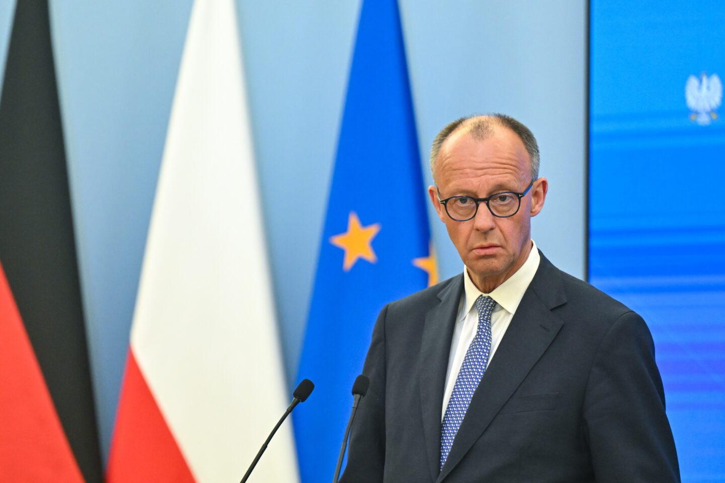 Kanclerz Friedrich Merz w Warszawie