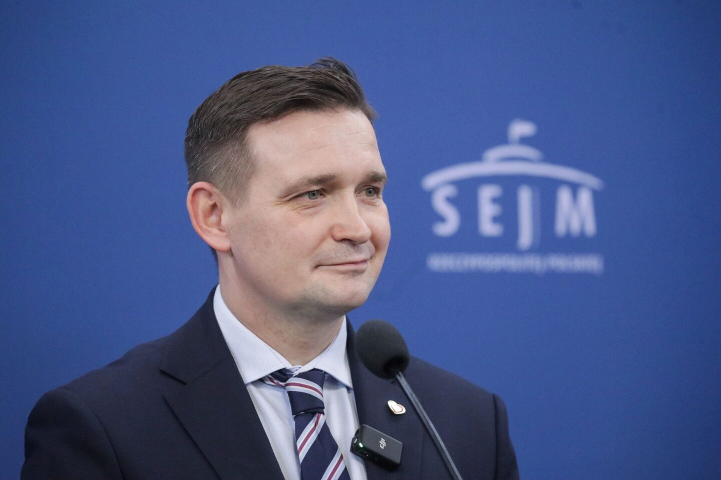 Na zdjęciu Michał Jaros, wiceminister rozwoju i technologii