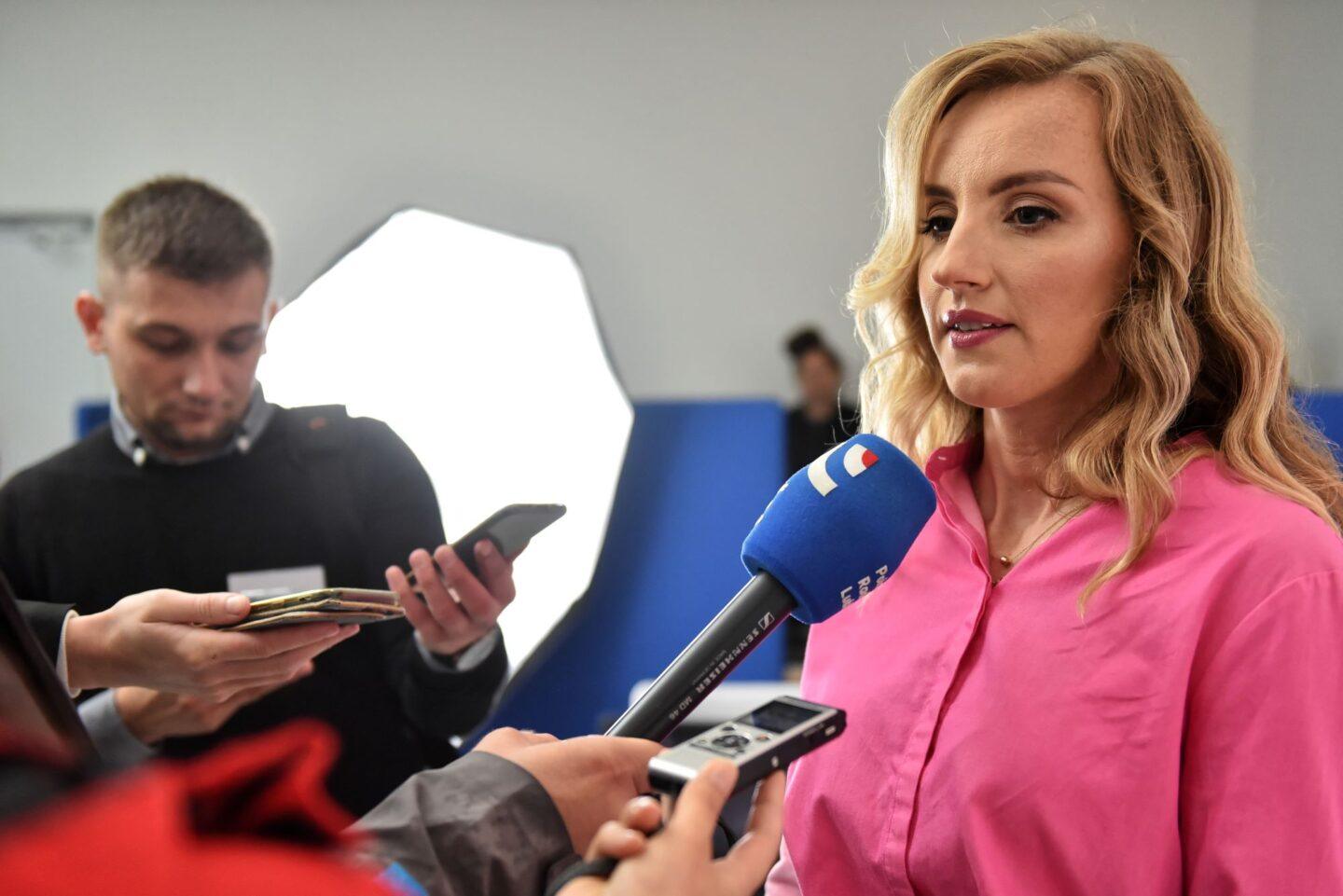 Na zdjęciu Olga Malinkiewicz, założycielka i współprezeska Saule Technologies