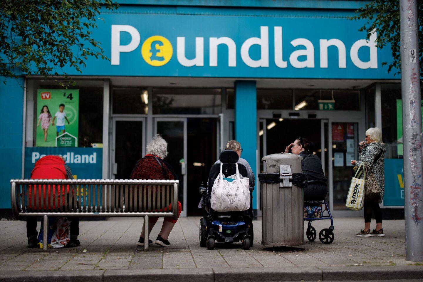 Zdjęcie przedstawia sklep sieci Poundland