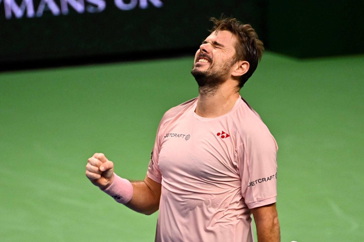 Na zdjęciu tenisista Stan Wawrinka
