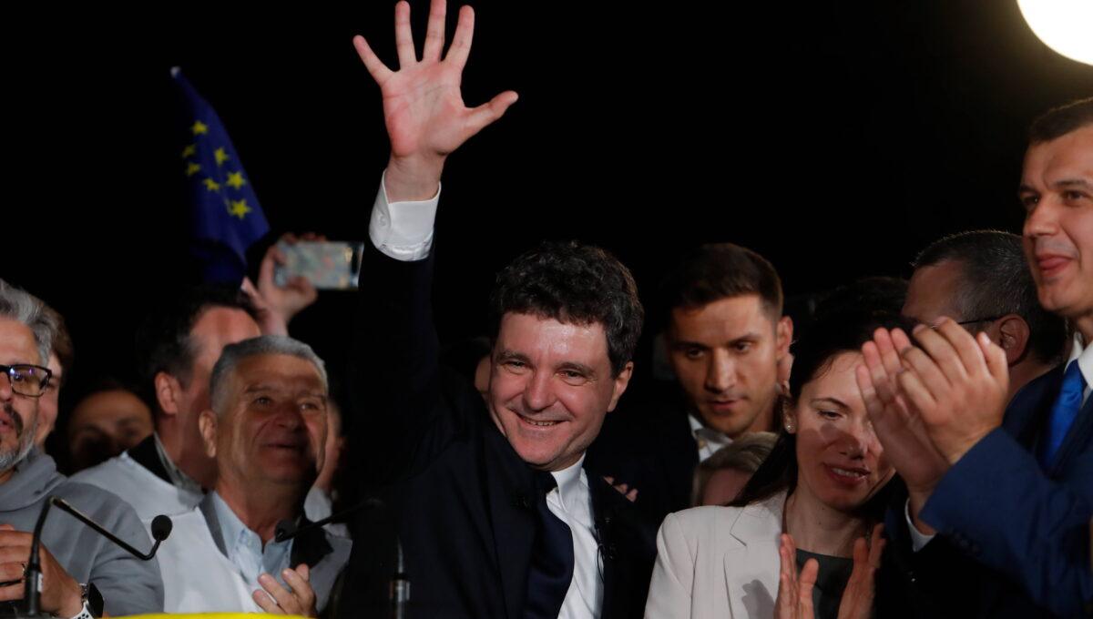 Nicușor Dan, nowy prezydent elekt Rumunii (fot. ROBERT GHEMENT)