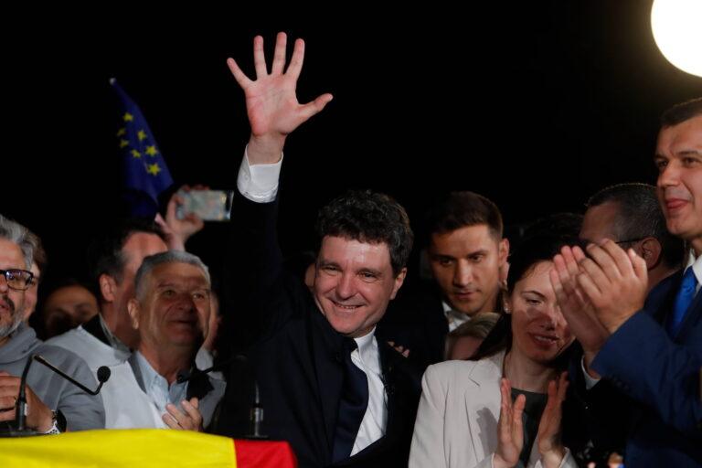 Nicușor Dan, nowy prezydent elekt Rumunii (fot. ROBERT GHEMENT)