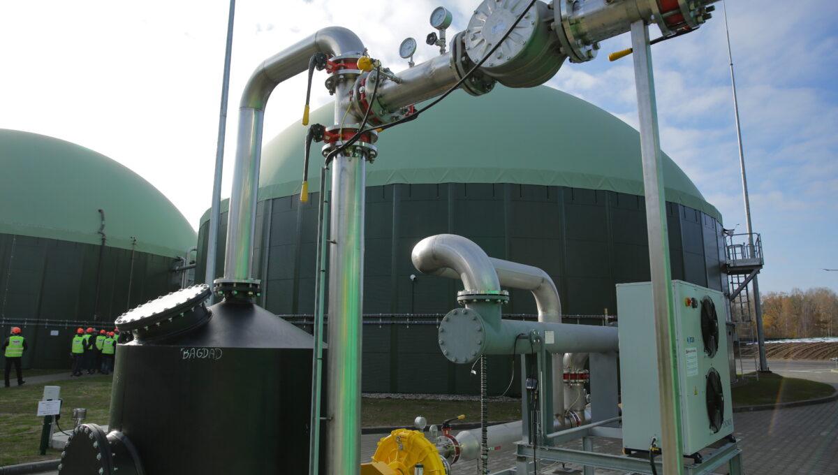 Biogazownia w Półwsi w pow. iławskim należąca do Polskiej Grupy Biogazowej