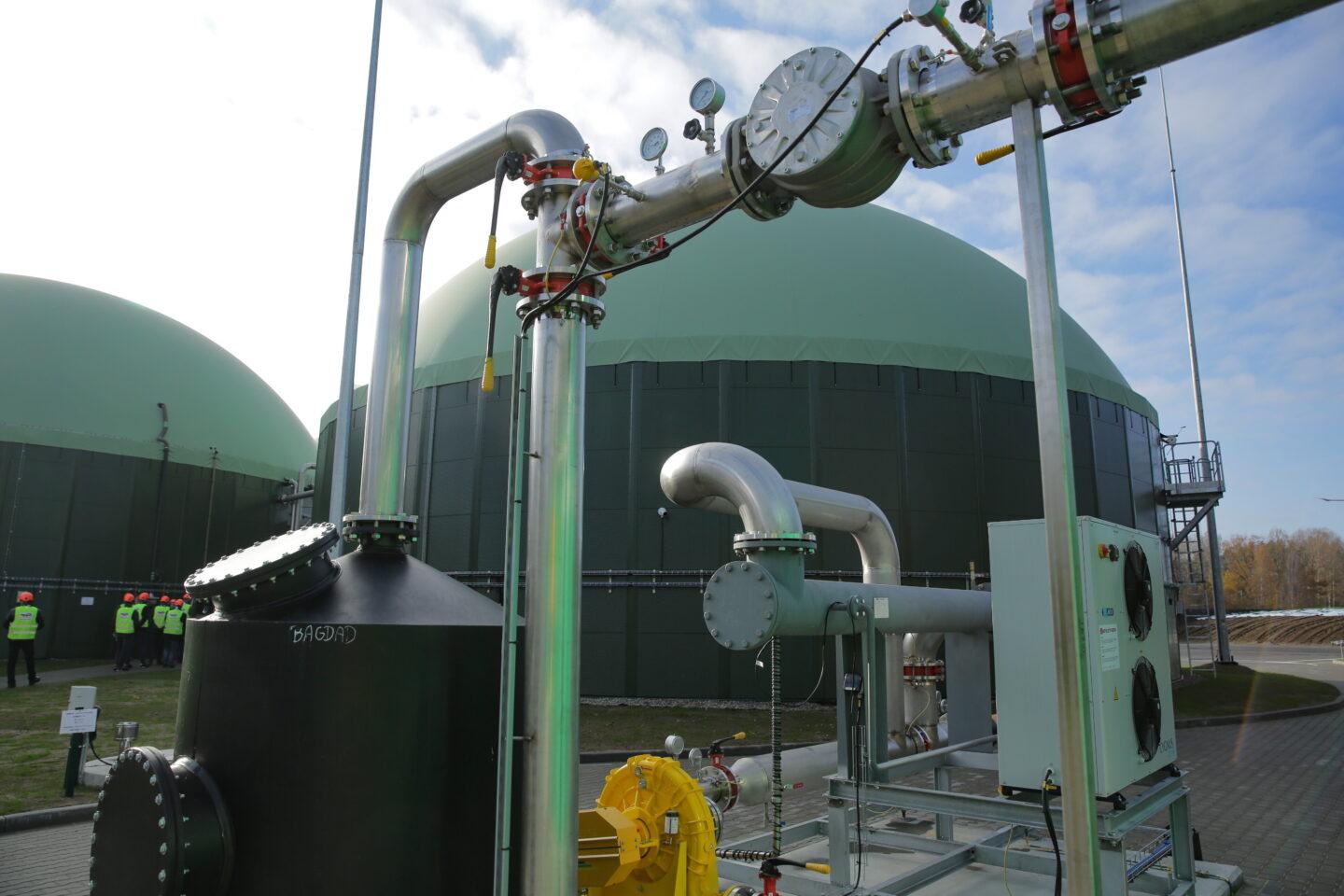 Biogazownia w Półwsi w pow. iławskim należąca do Polskiej Grupy Biogazowej