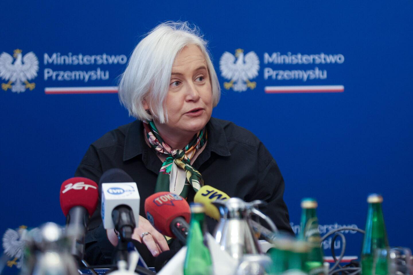 Marzena Czarnecka, ministra przemysłu