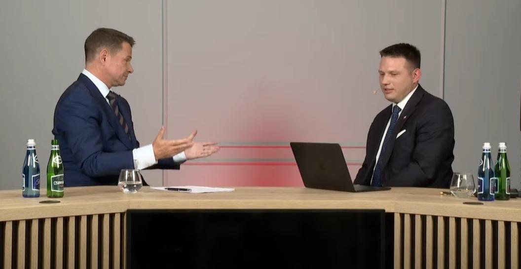 Rafał Trzaskowski, Sławomir Mentzen