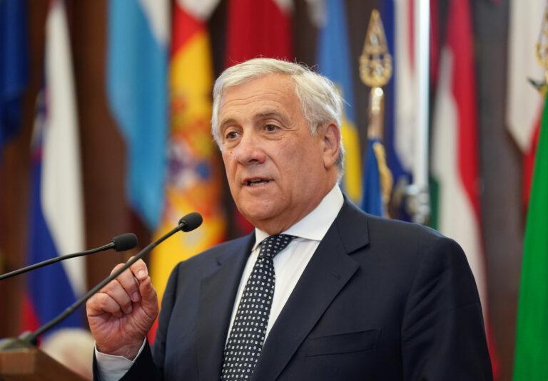 Na zdjęciu Antonio Tajani