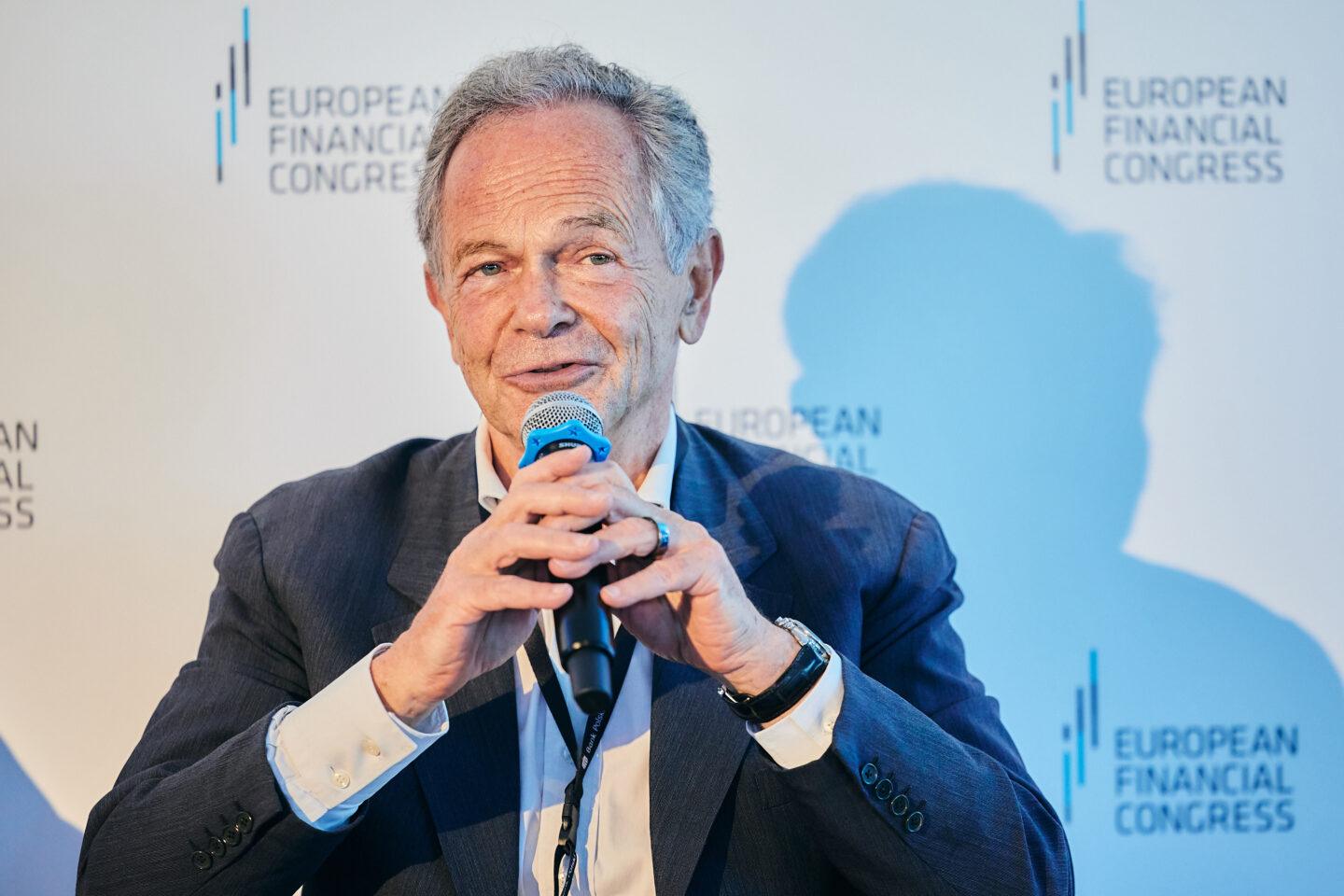 Andreas Treichl, były szef Erste Banku i przewodniczący Erste Foundation. Zdj. Europejski Kongres Finansowy