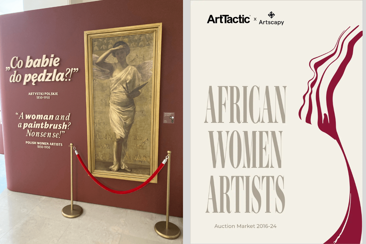 Po lewej fragment wystawy w Lublinie, fot. Kasia Szczepaniak. Po prawej okładka raportu z kwietnia 2025