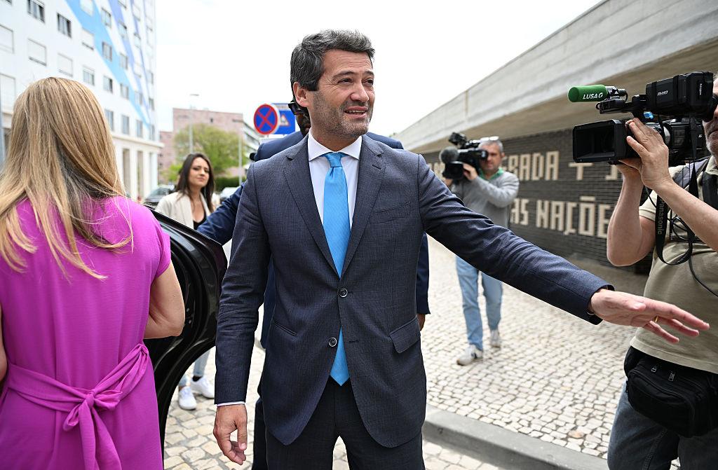 Na zdjęciu Andre Ventura, szef partii Chega