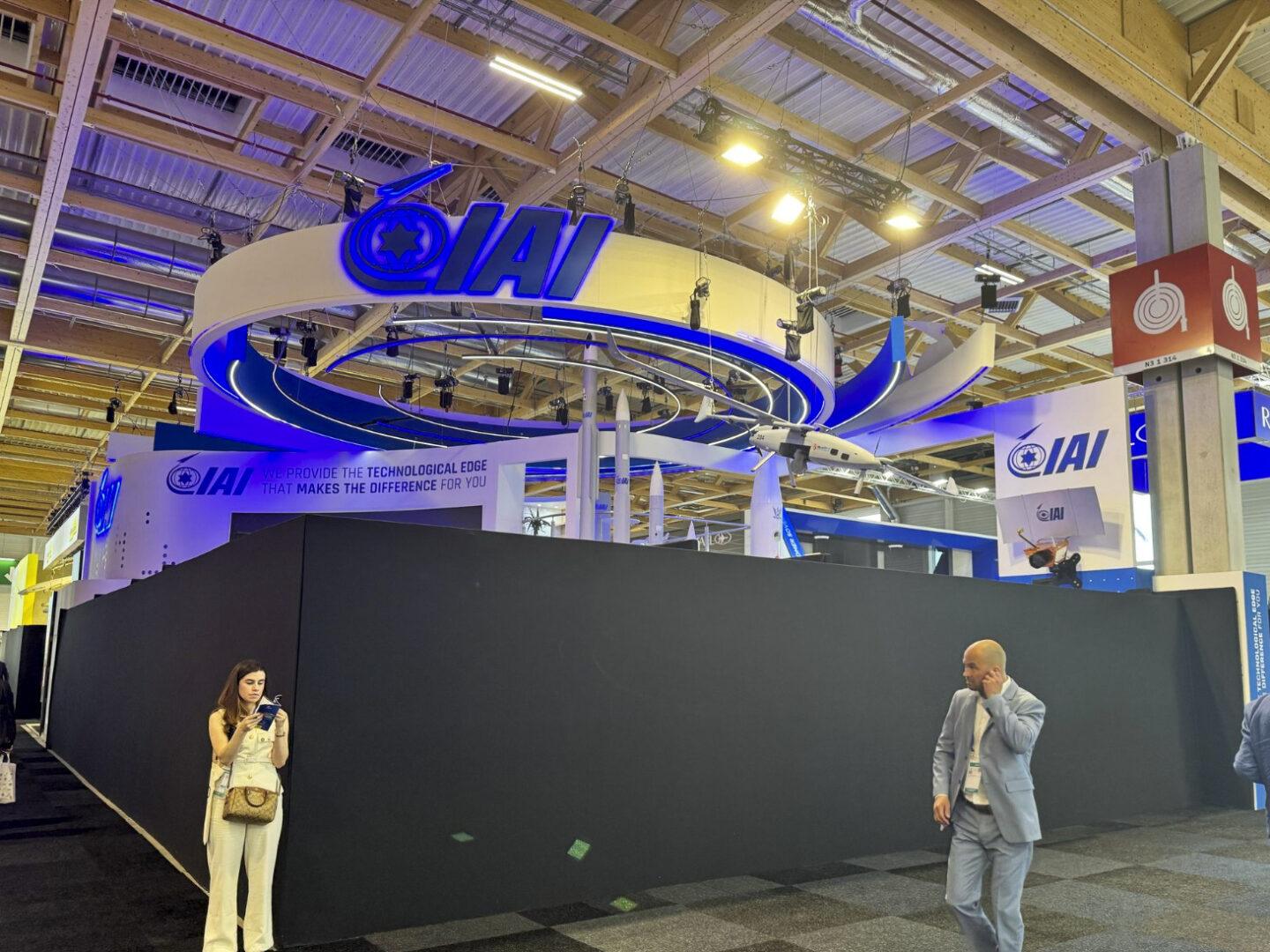 Stoisko izraelskiej firmy IAI zostało zamknięte na targach zbrojeniowych Paris Air Show 2025