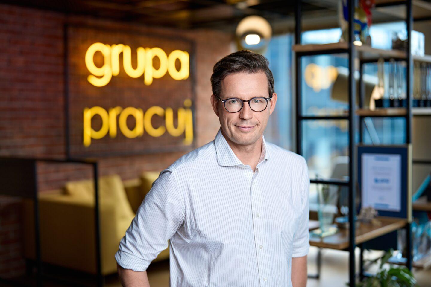 Przemysław Gacek, prezes i współzałożyciel Grupy Pracuj