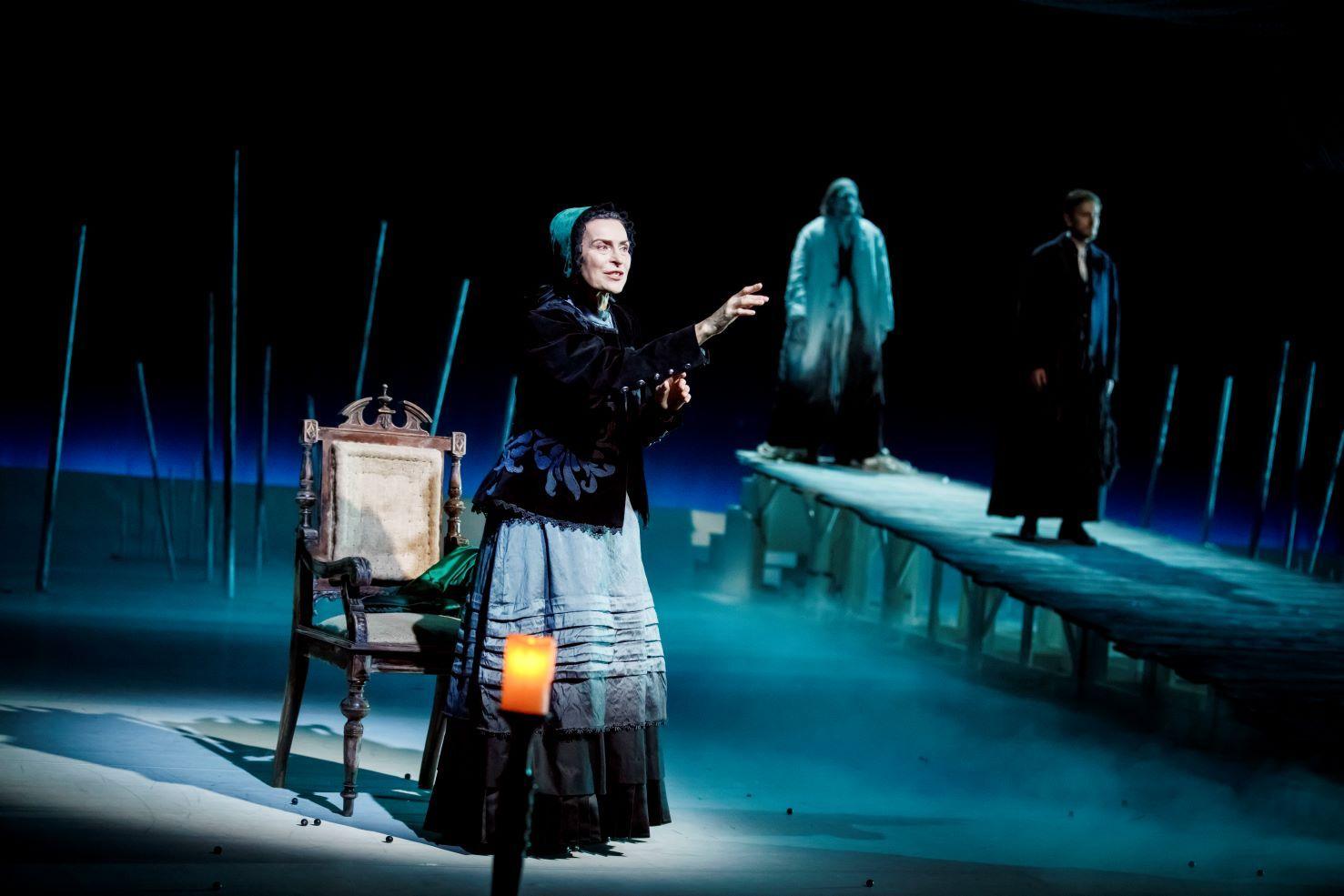 Scena ze spektaklu Wòlô bòskô, reż. Jarosław Kilian, 2024 