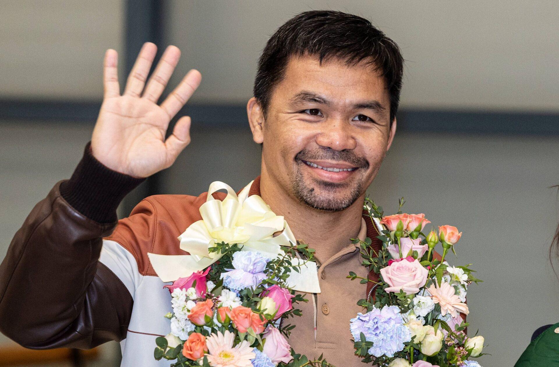 Na zdjęciu Manny Pacquiao, filipiński mistrz boksu