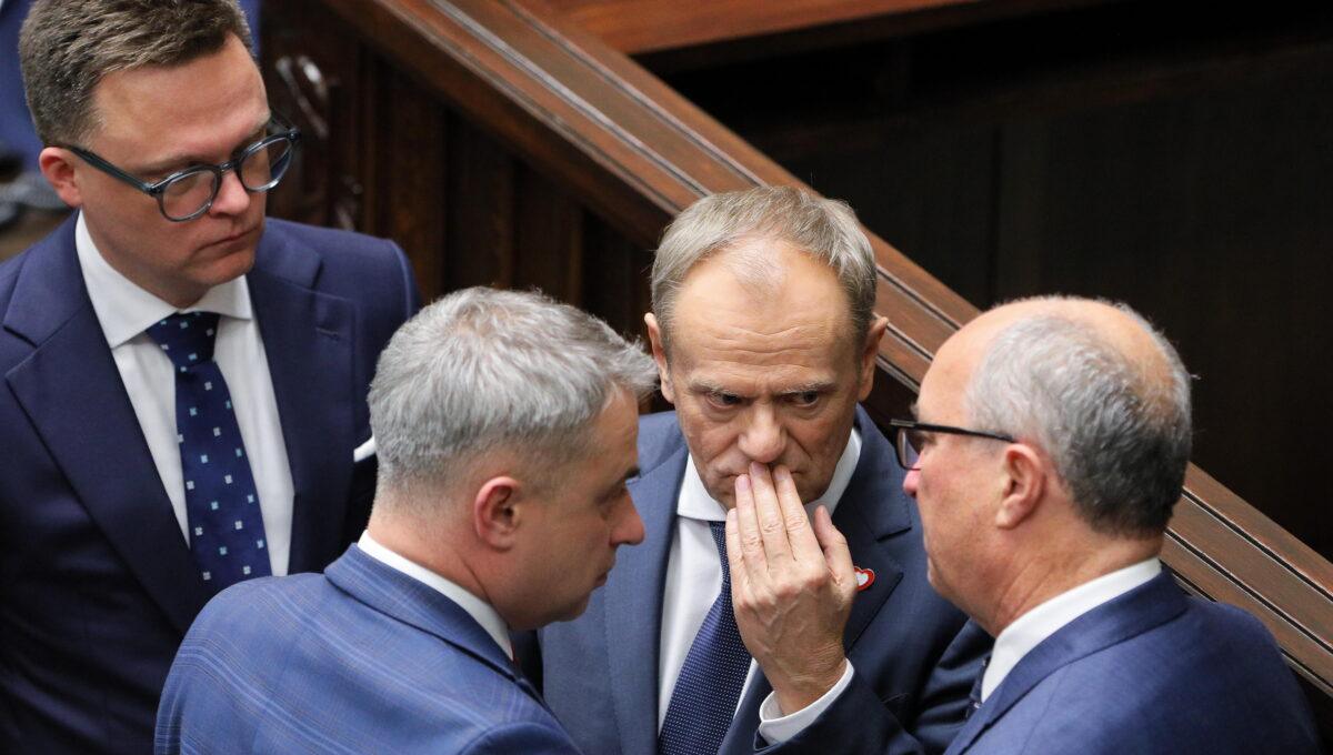 Donald Tusk, Włodzimierz Czarzasty, Krzysztof Gawkowski