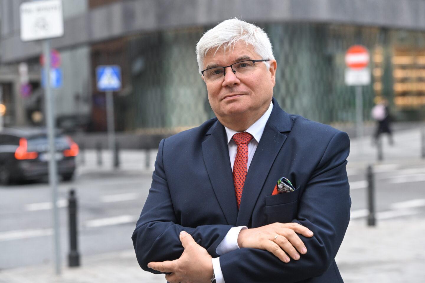 Na zdjęciu wiceminister infrastruktury, Maciej Lasek