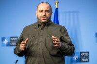 Na zdjęciu minister obrony narodowej Ukrainy Rustem Umierow