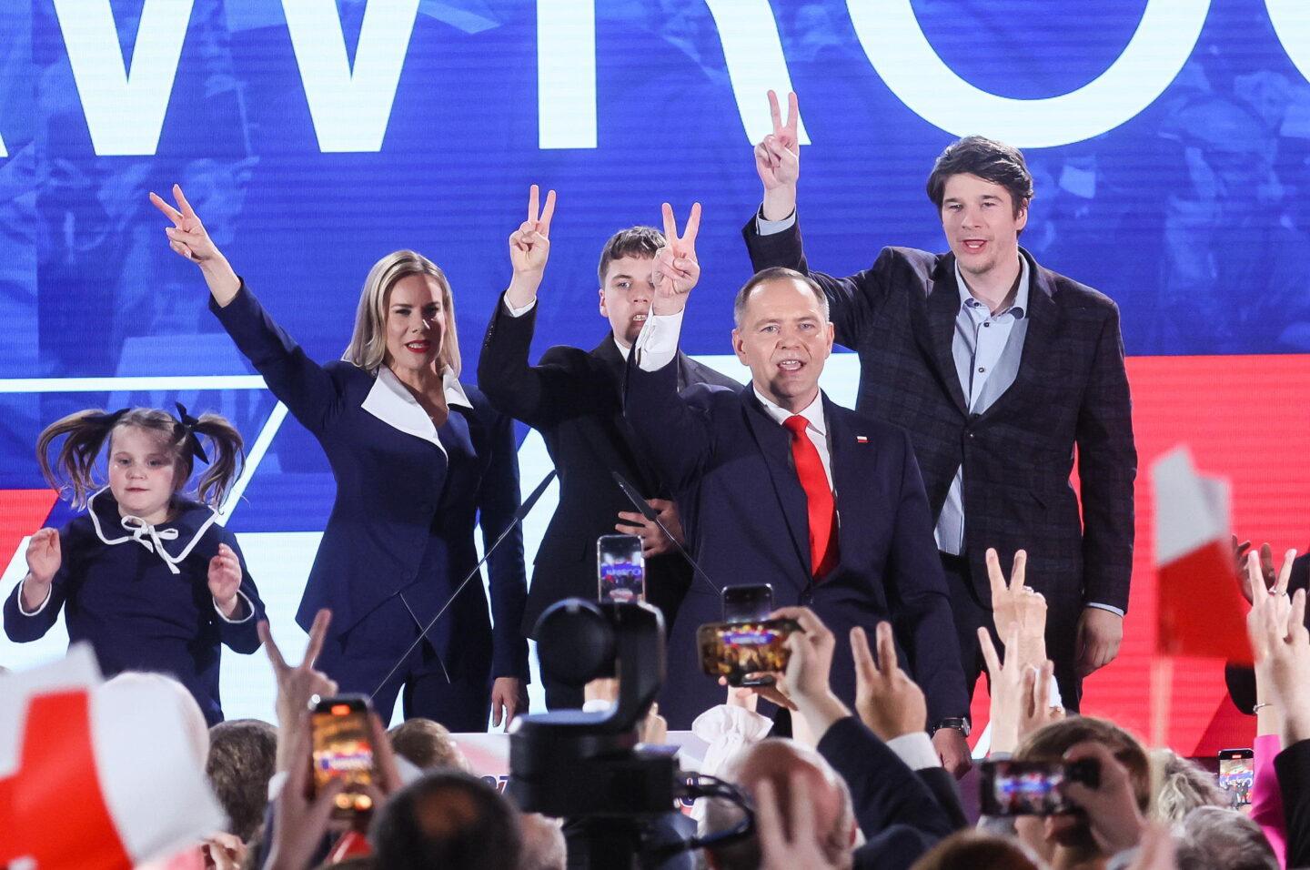 Karol Nawrocki z rodziną