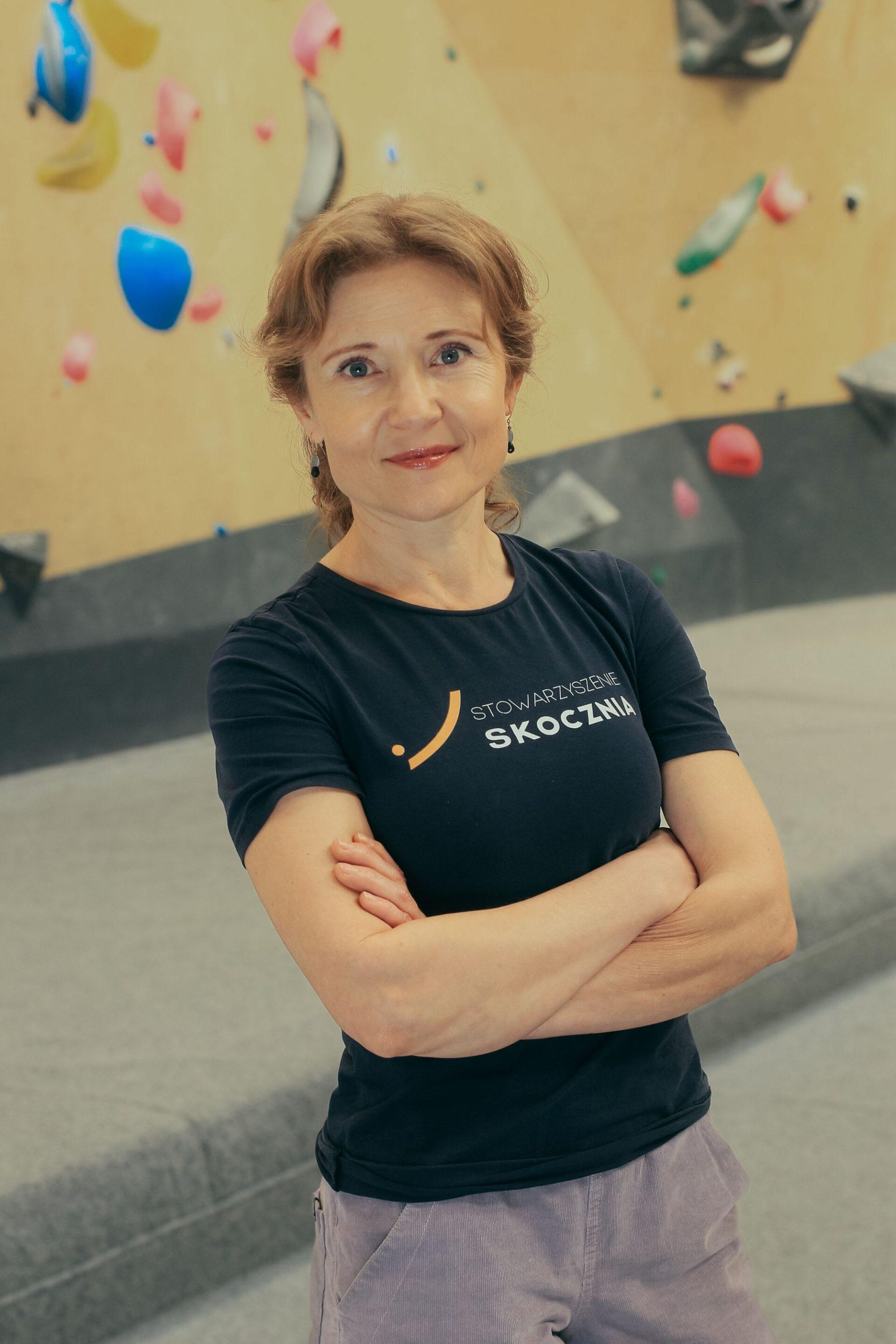 Na zdjęciu Anna Radziejowska, prezeska Stowarzyszenia Skocznia