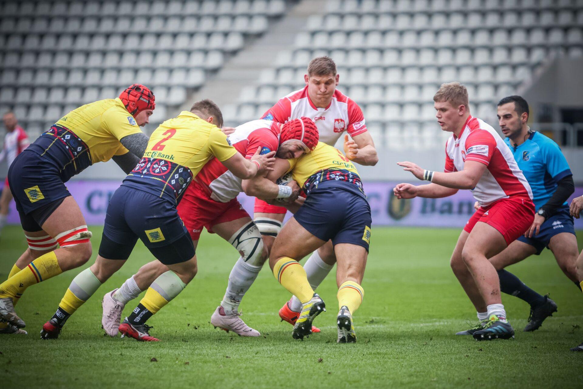 Na zdjęciu mecz reprezentacji Polski w rugby