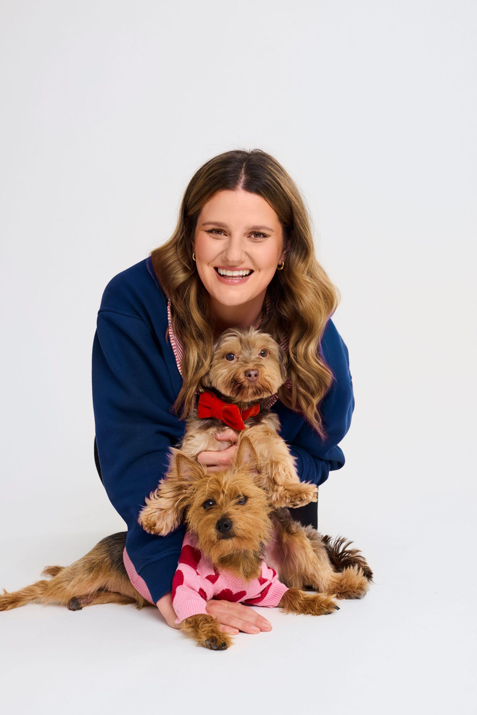 Zofia Zborowska-Wrona z psami