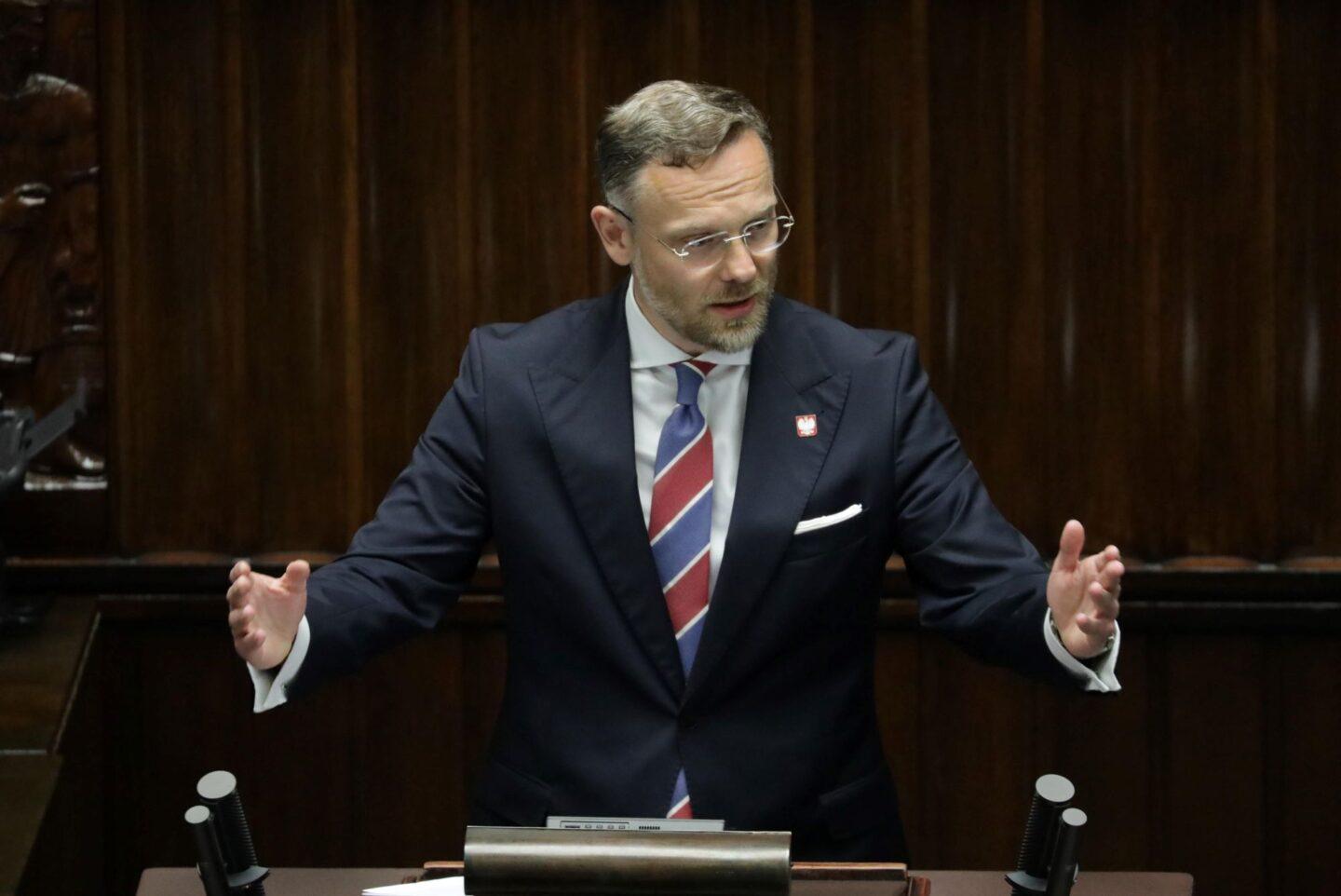 Zbigniew Bogucki, który ma zostać szefem kancelarii nowego prezydenta Karola Nawrockiego
