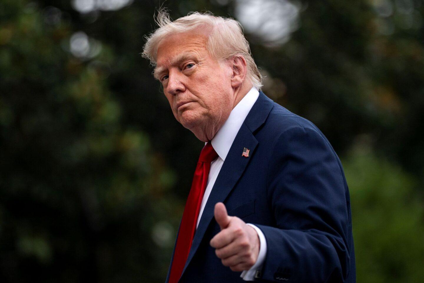 Na zdjęciu: Prezydent USA, Donald Trump