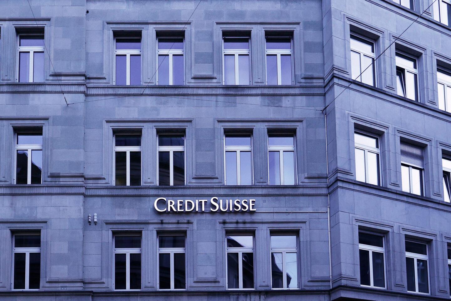 Na zdjęciu bank Credit Suisse