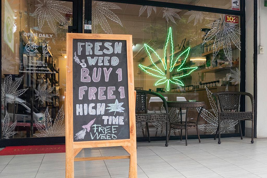 Promocja w sklepie w Bangkoku