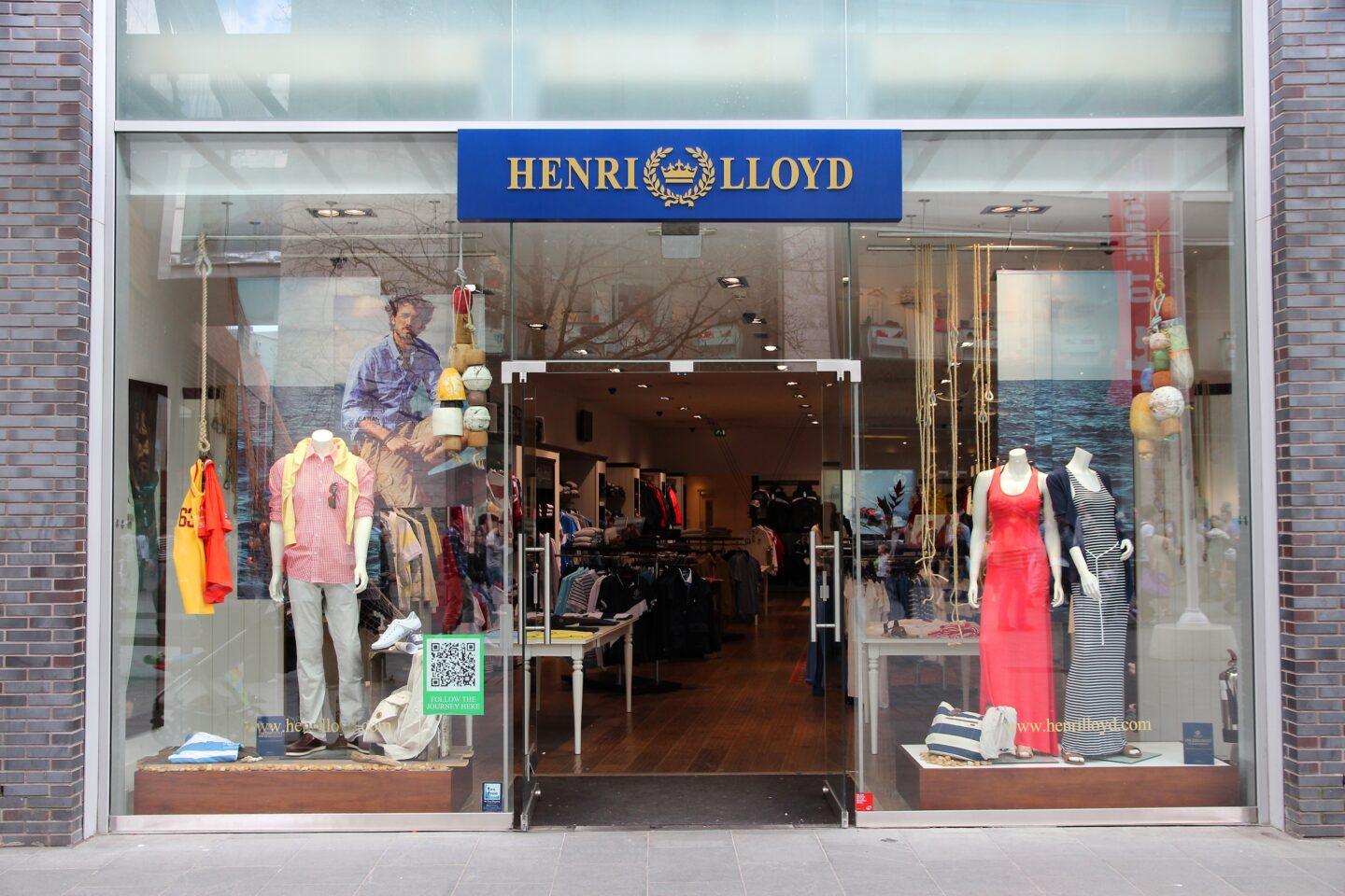 Sklep Henri Lloyd w Liverpoolu. Marka specjalizuje się w odzieży żeglarskiej, jachtowej i golfowej.