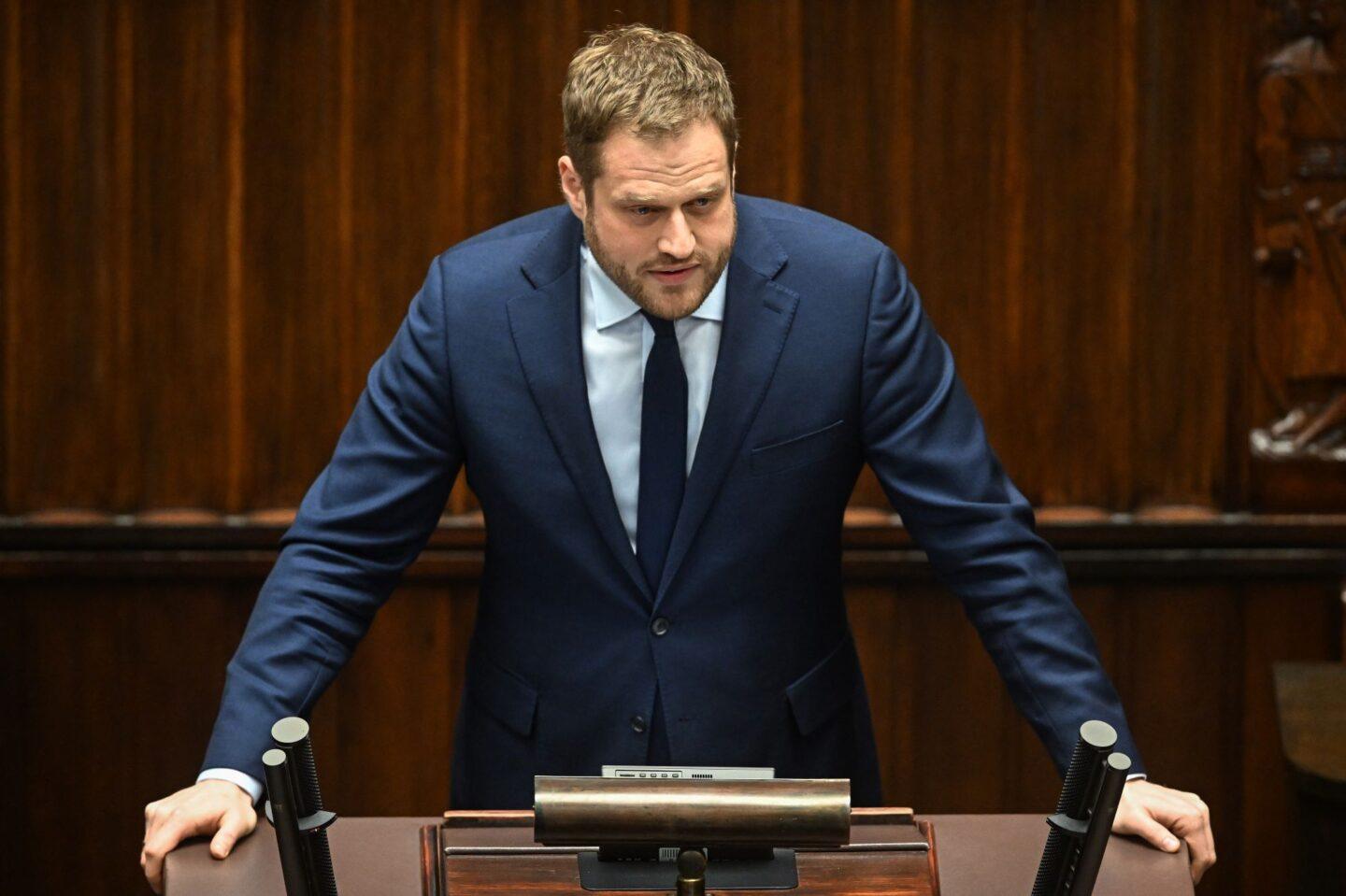 Na zdjęciu Janusz Cieszyński