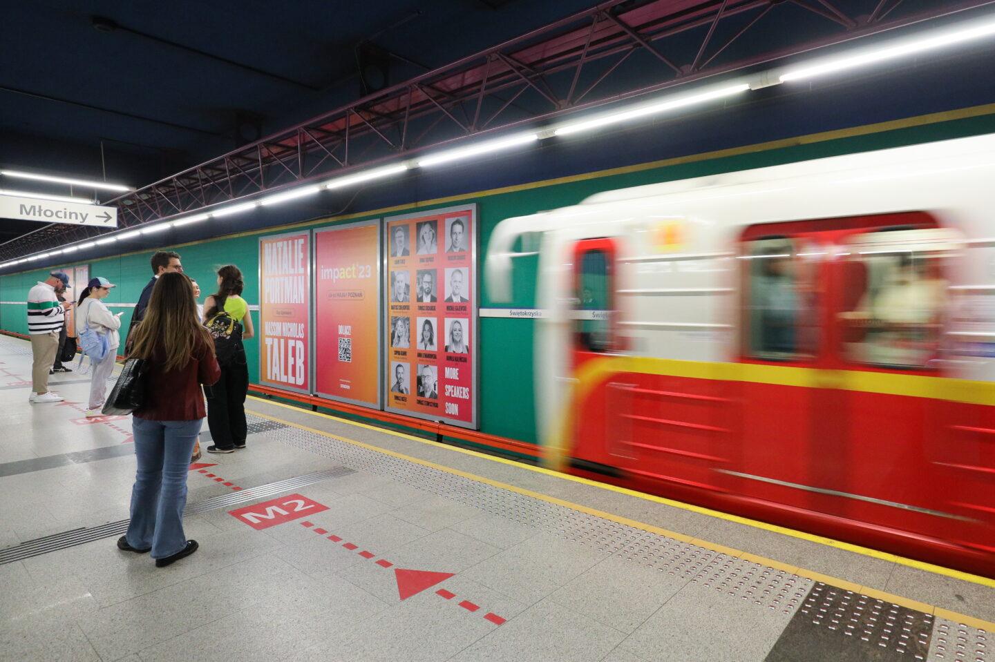 Na zdjęciu: Warszawskie metro