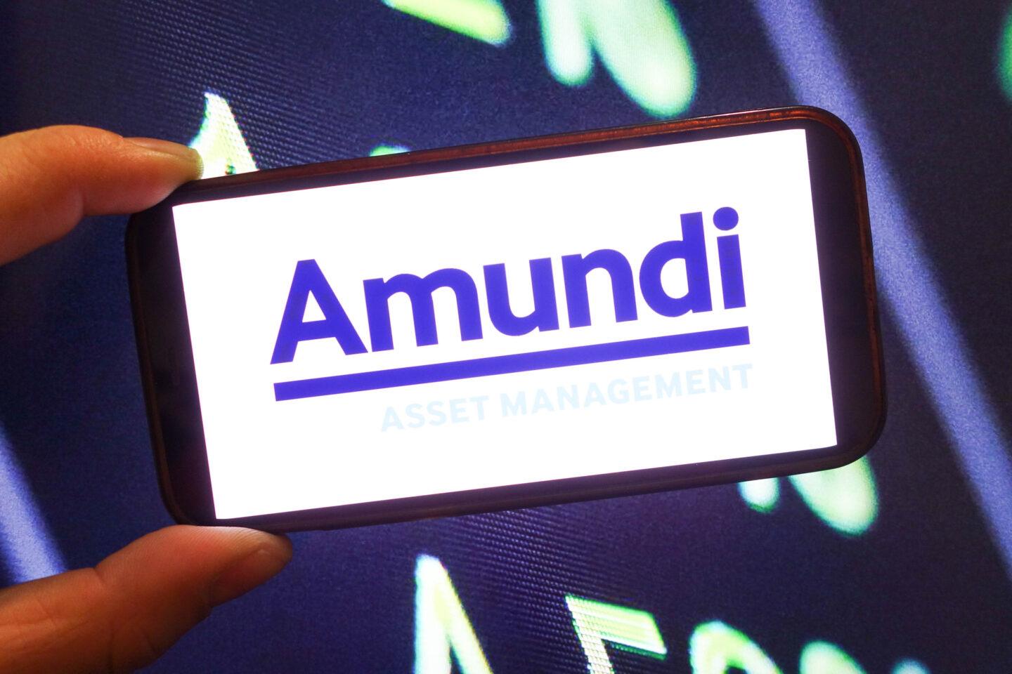 Na zdjęciu logo Amundi