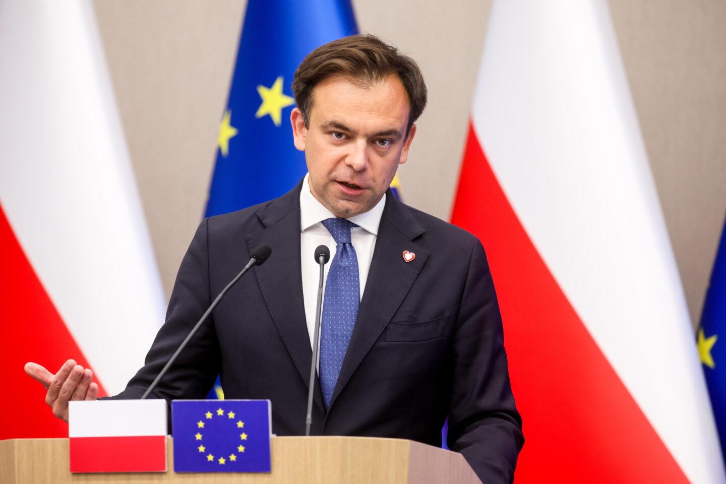 Minister finansów i gospodarki Andrzej Domański