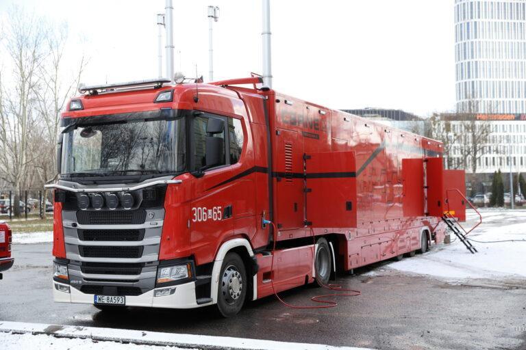 Mobilne laboratorium CBRNE dla straży pożarnej