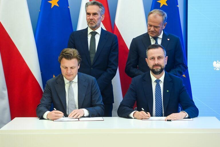 Na zdjęciu Dick Schoof, Donald Tusk, Władysław Kosiniak-Kamysz, Ruben Brekelmans