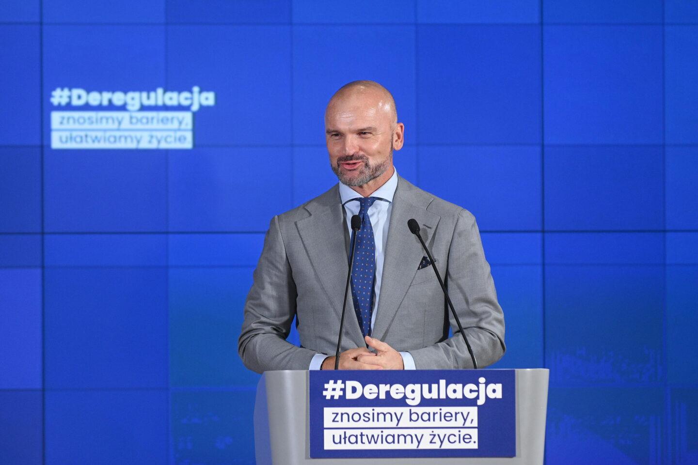 Na zdjęciu pełnomocnik przedsiębiorców ds. deregulacji Rafał Brzoska