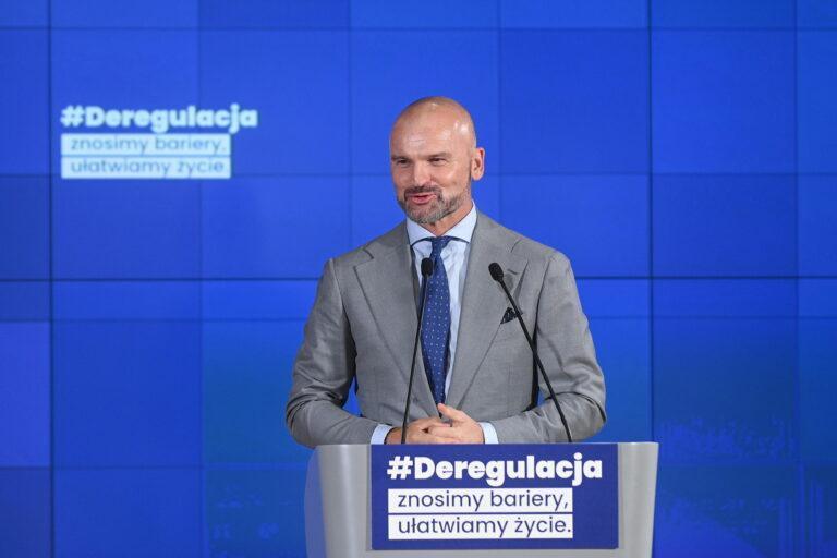 Na zdjęciu pełnomocnik przedsiębiorców ds. deregulacji Rafał Brzoska