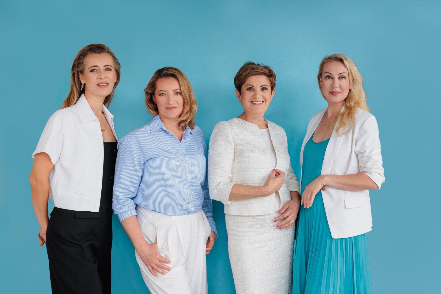 Zarząd Neo Hospital: Monika Ziobro-Motylewska (członkini zarządu), Aneta Sowińska (członkini zarządu), Józefa Job (wiceprezeska) oraz Joanna Szyman (prezeska)