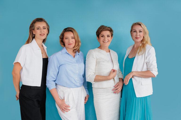 Zarząd Neo Hospital: Monika Ziobro-Motylewska (członkini zarządu), Aneta Sowińska (członkini zarządu), Józefa Job (wiceprezeska) oraz Joanna Szyman (prezeska)