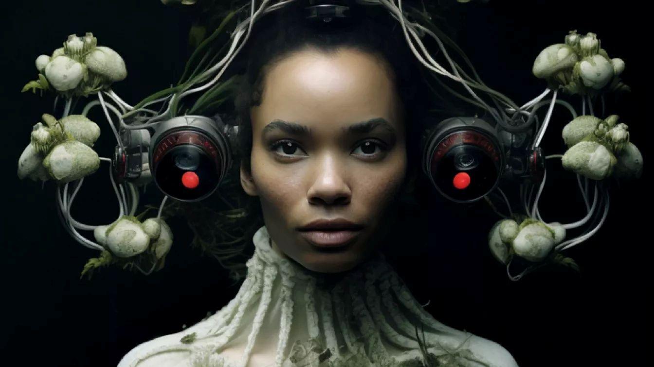 Canon Heidi Rondak Wyobraż sobie, że przyszłość cię obserwuje Fragment wystawy "World Unseen".