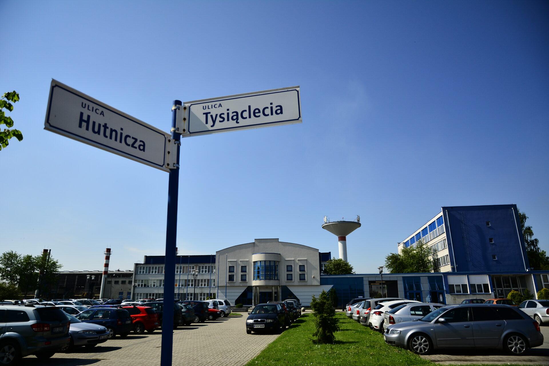 Siedziba Krosno Glassu, właściciela huty szkła w Krośnie